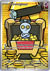 Gimmighoul Illustration Rare SV04: Paradox Rift 198/182 NM