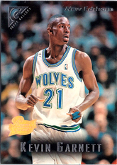 1995-96 Topps Gallery - Player's Private Issue Kevin Garnett 41 Minnesota
