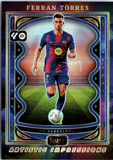 Ferran Torres Panini Select La Liga - Artistic Impressions 7 NM