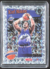 2019-20 Hoops Premium Stock - Prizms Silver Scope Karl Malone 286 Basketball Utah Jazz