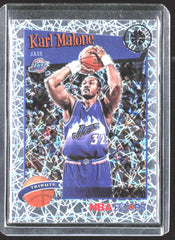 2019-20 Hoops Premium Stock - Prizms Silver Scope Karl Malone 286 Basketball Utah Jazz