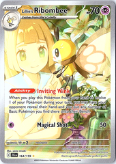 Lillie's Ribombee Illustration Rare SV09: Journey Together 164/159 NM