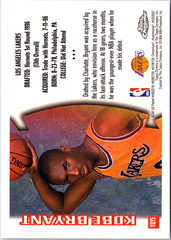 Kobe Bryant Topps Chrome - Youthquake YQ15 NM (Back)