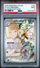 2025 Pokemon Jtg En-Journey Together #164 Lillie'S Ribombee Illustration Rare PSA 9