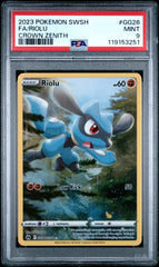 2023 Pokemon Sword And Shield Crown Zenith #GG26 Fa/Riolu Crown Zenith PSA 9