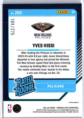 2024-25 Donruss Optic #265 Yves Missi Pink Glitter #/275