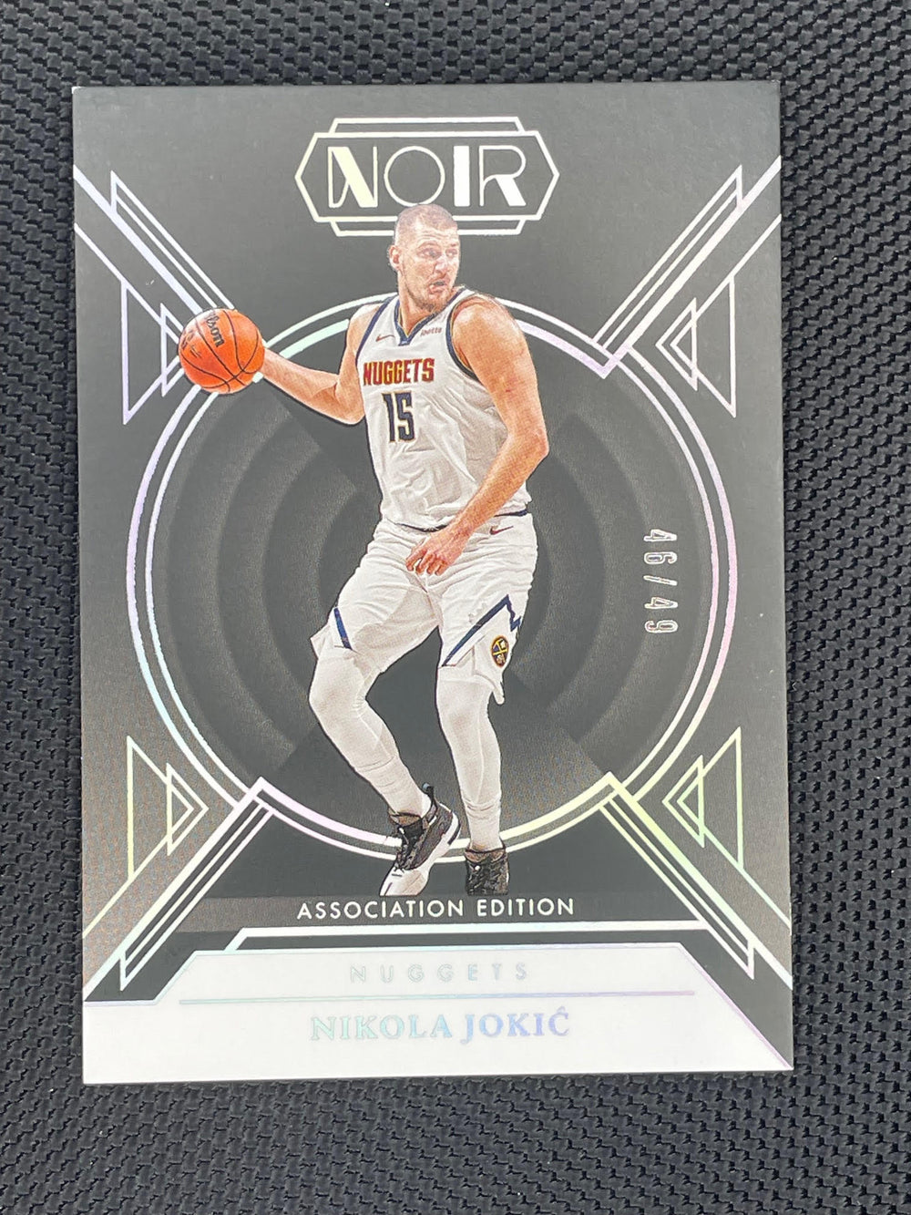 2024-25 Panini Noir #15 Nikola Jokic Holo Silver #/49