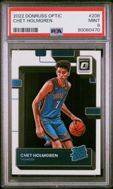 2022 Panini Donruss Optic #208 Chet Holmgren PSA 9