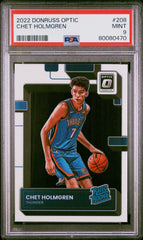 2022 Panini Donruss Optic #208 Chet Holmgren PSA 9