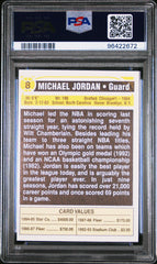 1994 Scd Sports Card Pocket Price Guide-Hand Cut #8 Michael Jordan Pocket Price Guide-H/C PSA 6