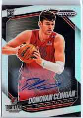2024-25 Panini Prizm Black #131 Donovan Clingan Silver