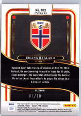 2024-25 Panini Select FIFA #183 Erling Haaland Gold #/10