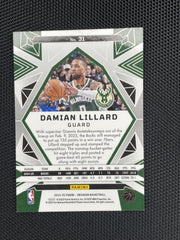 2024-25 Panini Obsidian #1 Damian Lillard Hotspot Electric Etch Pink Flood #/49