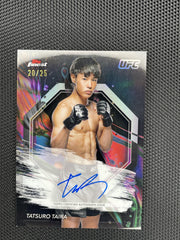 2024 Topps Finest UFC #FA-TTA Tatsuro Taira Finest Autographs Black Refractors #/25
