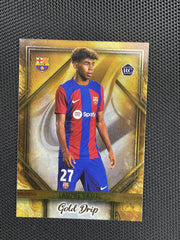 2023-24 Topps FC Barcelona Team Set #GD-5 Lamine Yamal Gold Drip