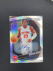 2024-25 Prizm Black Jaden Ivey Silver Auto 69 (Check Back)
