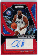 2023-24 Panini Prizm #SIG-HDN James Harden Signatures Prizms Choice #/88