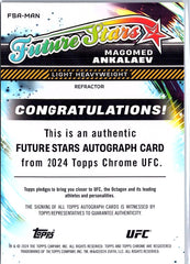 2024 Topps Chrome UFC #FSA-MAN Magomed Ankalaev Future Stars Autographs
