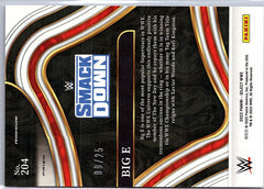 2022 Panini Select WWE #204 Big E Tie-Dye Prizms #/25