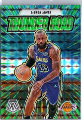 2024-25 Panini Mosaic #3 LeBron James Thunder Road Mosaic Green