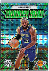 2024-25 Panini Mosaic #3 LeBron James Thunder Road Mosaic Green
