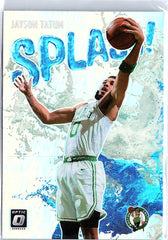 2021-22 Donruss Optic #12 Jayson Tatum Splash! Silver