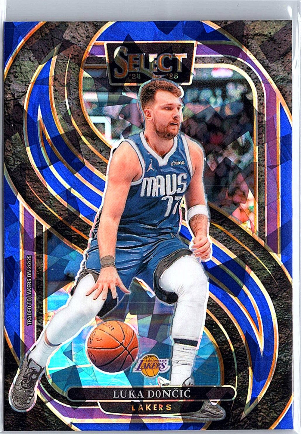 2024-25 Panini Select #141 Luka Doncic Cracked Ice