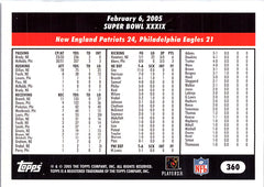 2005 Topps #360 Tom Brady