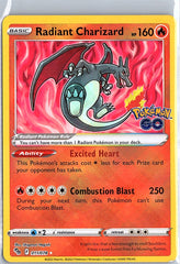 Radiant Charizard Radiant Rare Pokemon GO 011/078