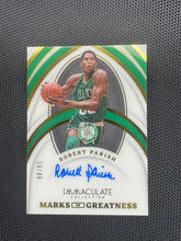 2021-22 Panini Immaculate Collection #MOG-RBC Robert Parish Marks of Greatness #/49