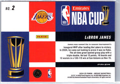 2024-25 Panini Mosaic #2 LeBron James NBA Cup