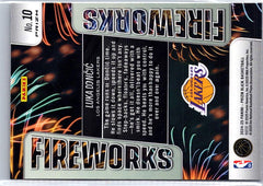 2024-25 Panini Prizm Black #10 Luka Doncic Fireworks silver