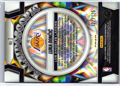 2024-25 Panini Prizm Black #1 Luka Doncic Kaleidoscopic Prizms Blue Ice #/125