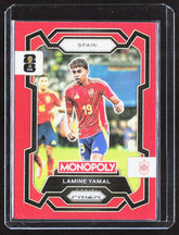 2026 Panini Prizm Monopoly FIFA World Cup - Red Prizms Lamine Yamal 41 Spain