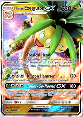 Alolan Exeggutor GX Ultra Rare SM - Crimson Invasion 74/111 NM