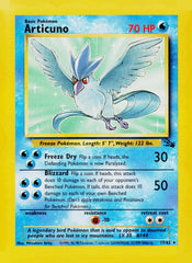 Articuno (17) Unlimited Fossil 17/62 LP