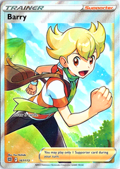 Barry (Full Art) Ultra Rare SWSH09: Brilliant Stars 167/172 NM