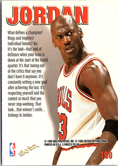 Michael Jordan SkyBox Z-Force 190 NM (Back)