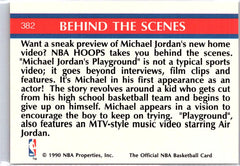 1990-91 Hoops #382 "Michael Jordan's Playground