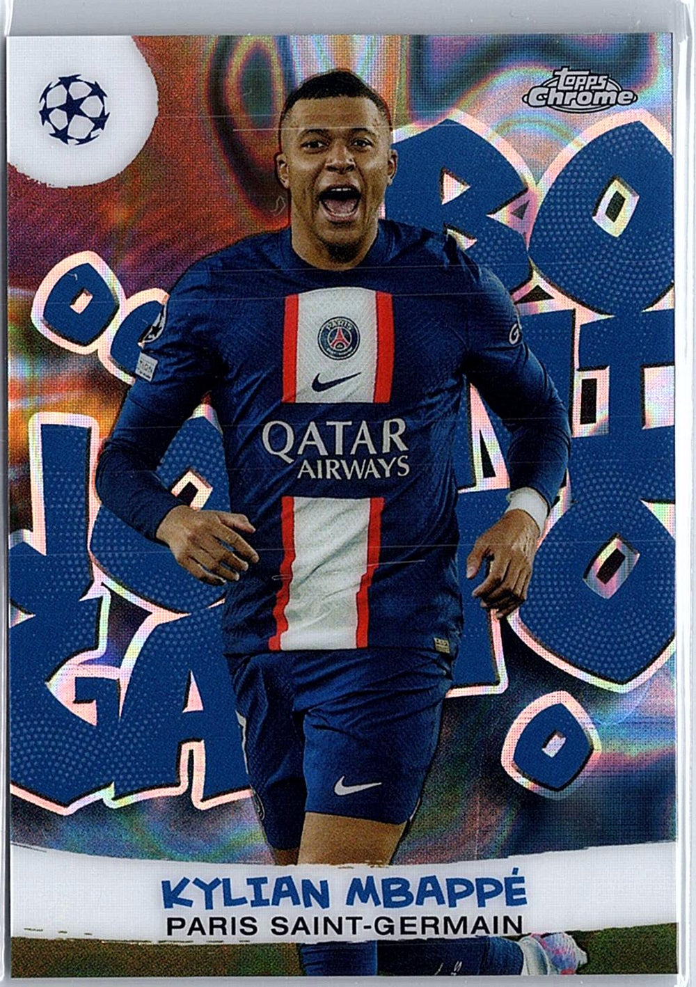 2022-23 Topps Chrome UEFA Club Competitions #JB-8 Kylian Mbappé Joga Bonito