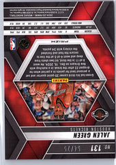 2024-25 Panini Mosaic #131 Jalen Green Red Fluorescent Mosaic #/75