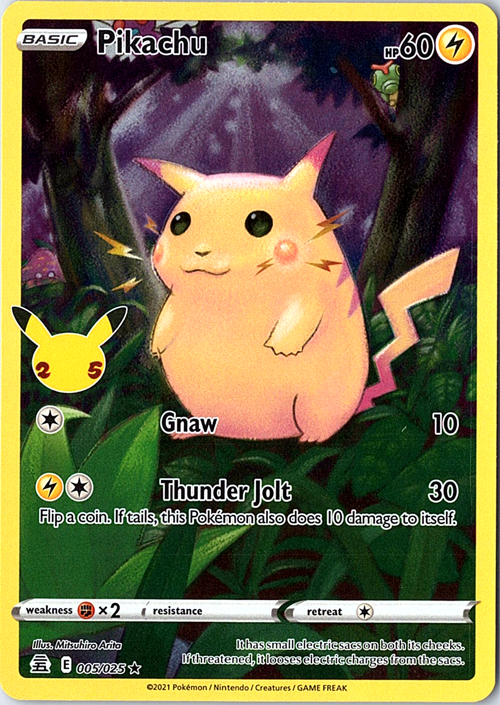 Pikachu Holo Rare Celebrations 005/025 NM