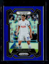 Micky van de Ven Panini Prizm Premier League - Blue 126 NM