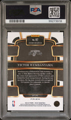 2023 Panini Select #87 Victor Wembanyama Orange Flash PSA 10