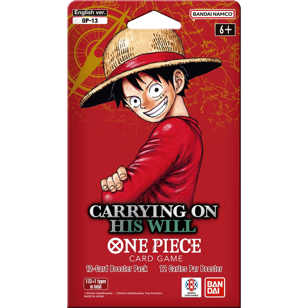 One Piece Card Game OP-13 Carrying On His Will Booster Pack