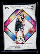 2025-26 Topps Inception Egor Demin Rookie Nets RC #38