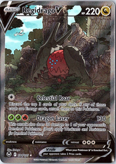 Regidrago V (Alternate Full Art) Ultra Rare SWSH12: Silver Tempest 184/195 NM