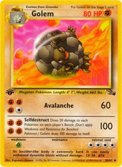 Golem Uncommon Fossil 36/62 MP