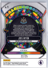 2024-25 Panini Prizm Premier League #1 Joelinton Kaleidoscopic Orange #/25