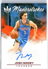 2023-24 Panini Court Kings #MS-GID Josh Giddey Masterstrokes Ruby #/49